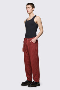 Black Friday - Faire Stripe Pant - red-gold