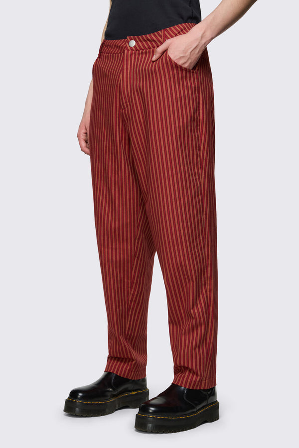 Black Friday - Faire Stripe Pant - red-gold