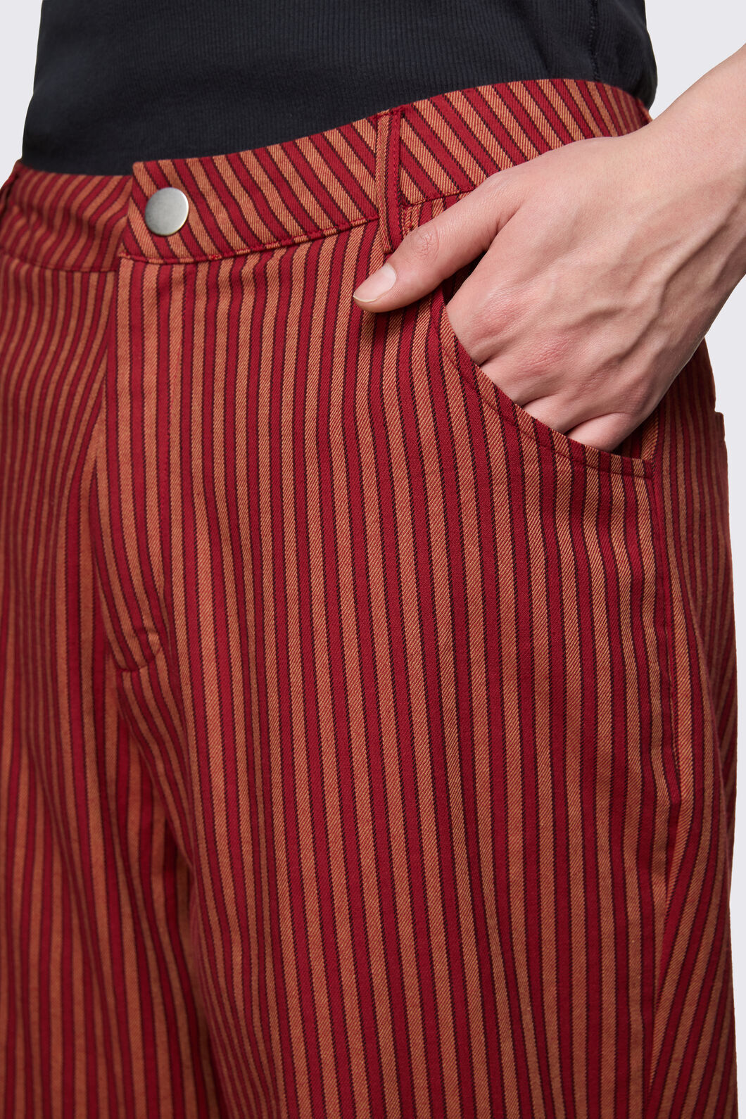 Black Friday - Faire Stripe Pant - red-gold