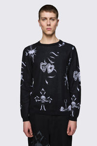 Black Friday - Trad Emo Knit - black