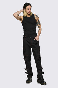 Black Friday - Trad Emo Belt Pants - black
