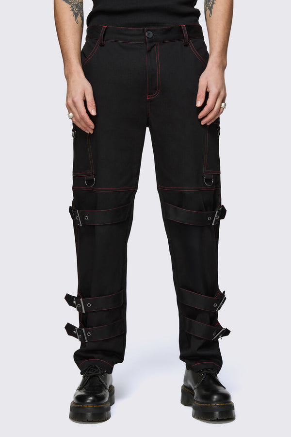 Black Friday - Trad Emo Belt Pants - black