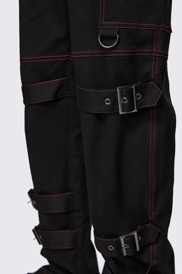Black Friday - Trad Emo Belt Pants - black
