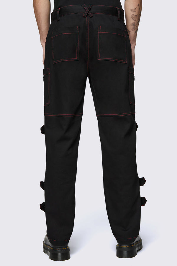 Black Friday - Trad Emo Belt Pants - black