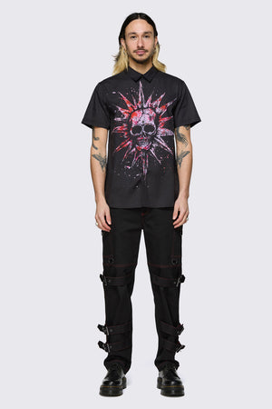 Black Friday - Trad Emo Skull Shirt - black