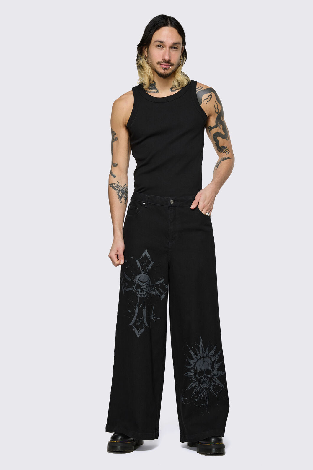 Black Friday - Trad Emo Jeans - black