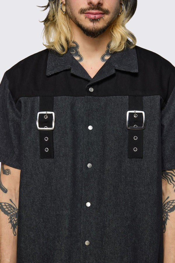 Black Friday - Hot Issue Denim Shirt - black
