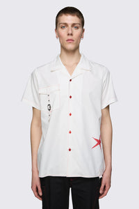 Black Friday - Trad Emo Relaxed Pocket Shirt - white
