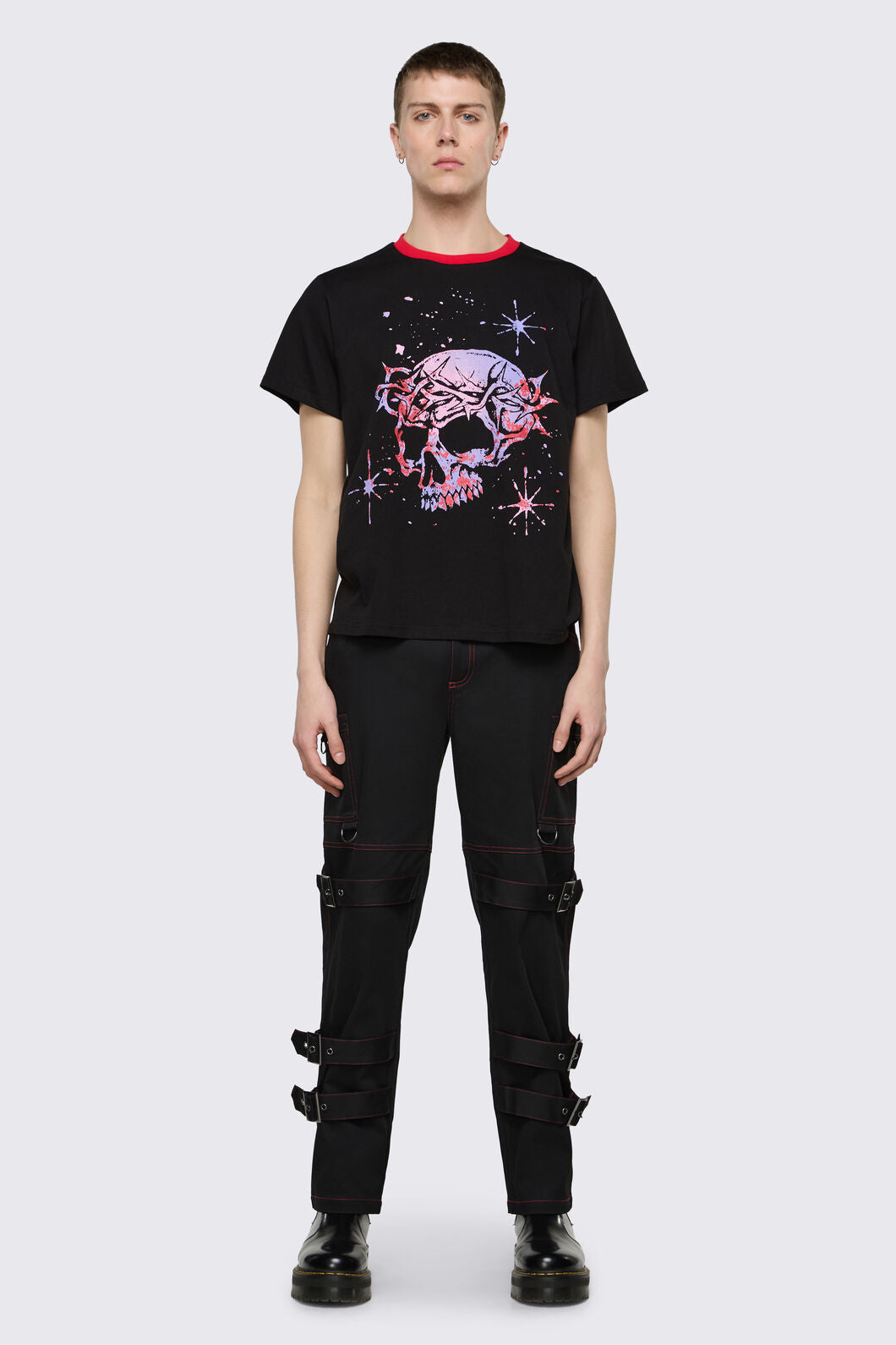 Black Friday - Trad Emo Heart Graphic T-Shirt - black