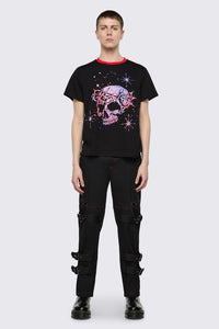 Black Friday - Trad Emo Heart Graphic T-Shirt - black