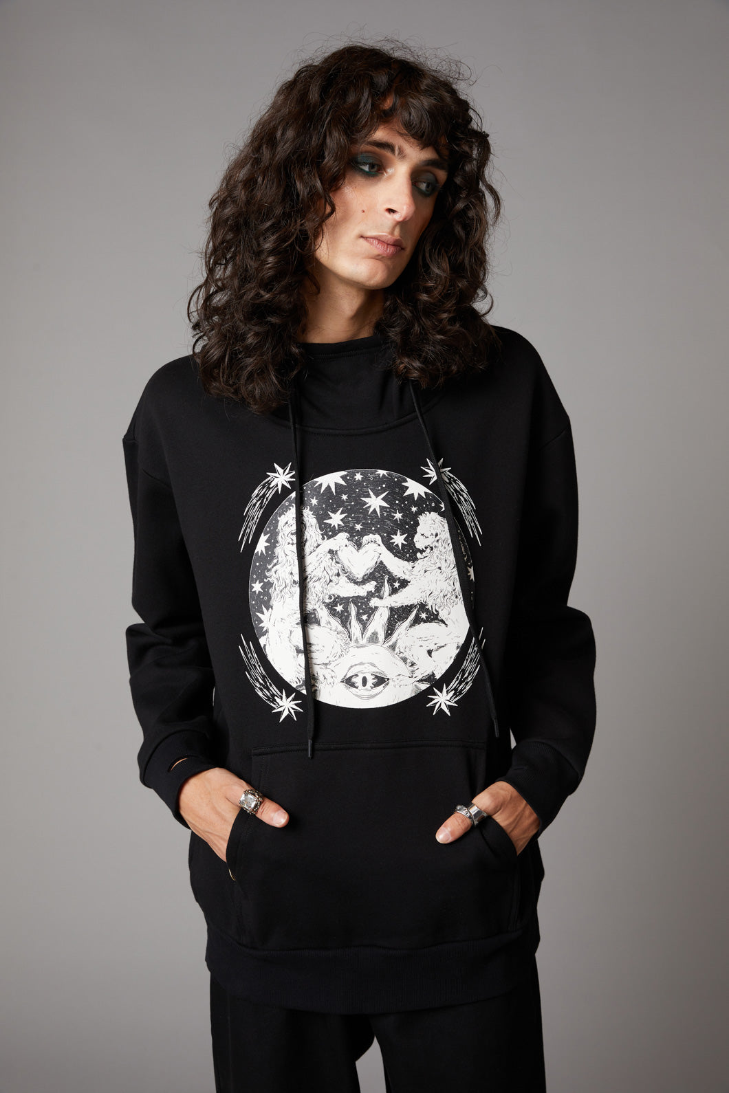 Black Friday - Astro Goth Hoodie - black