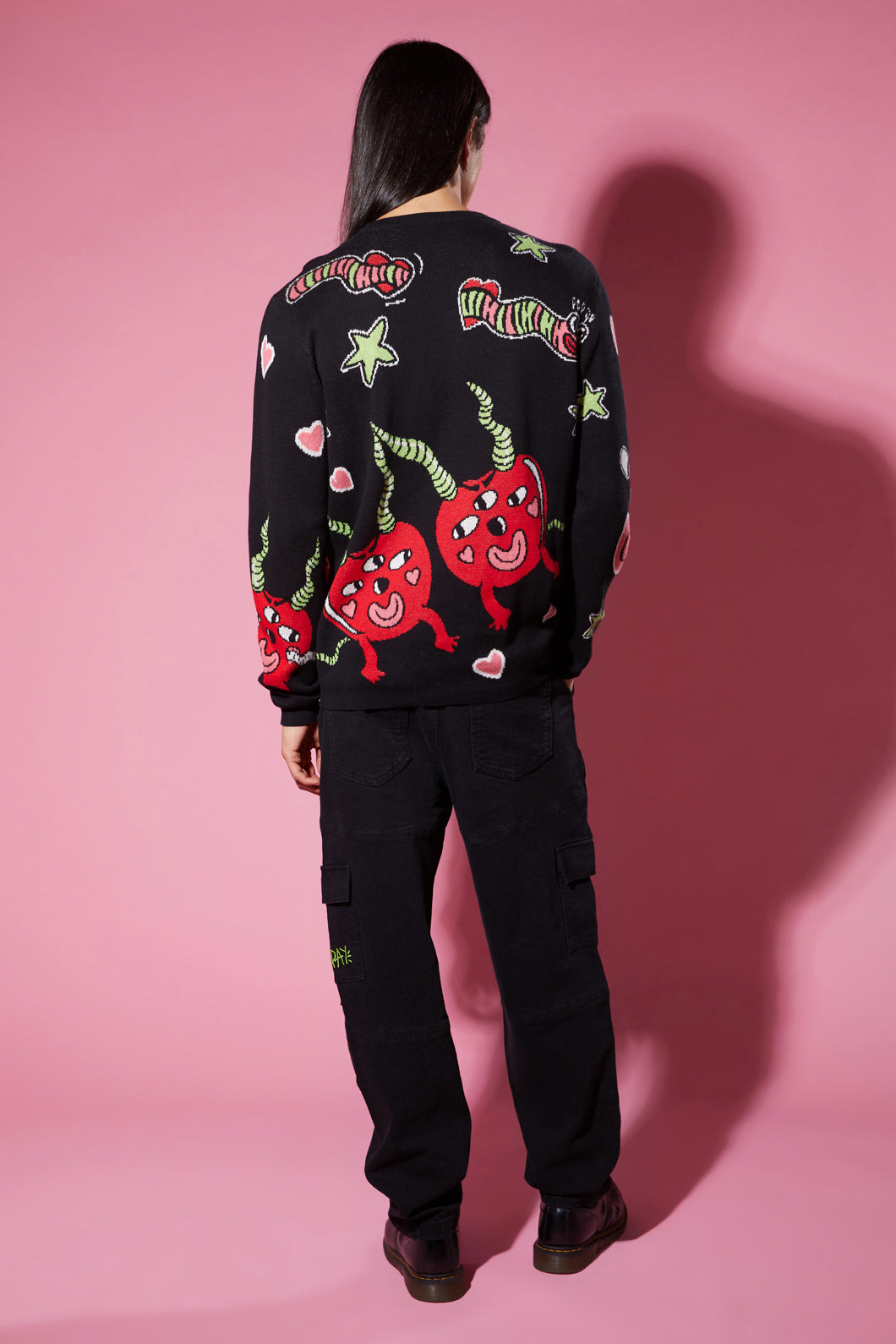 Black Friday - Cheeky Cherries Knit - black