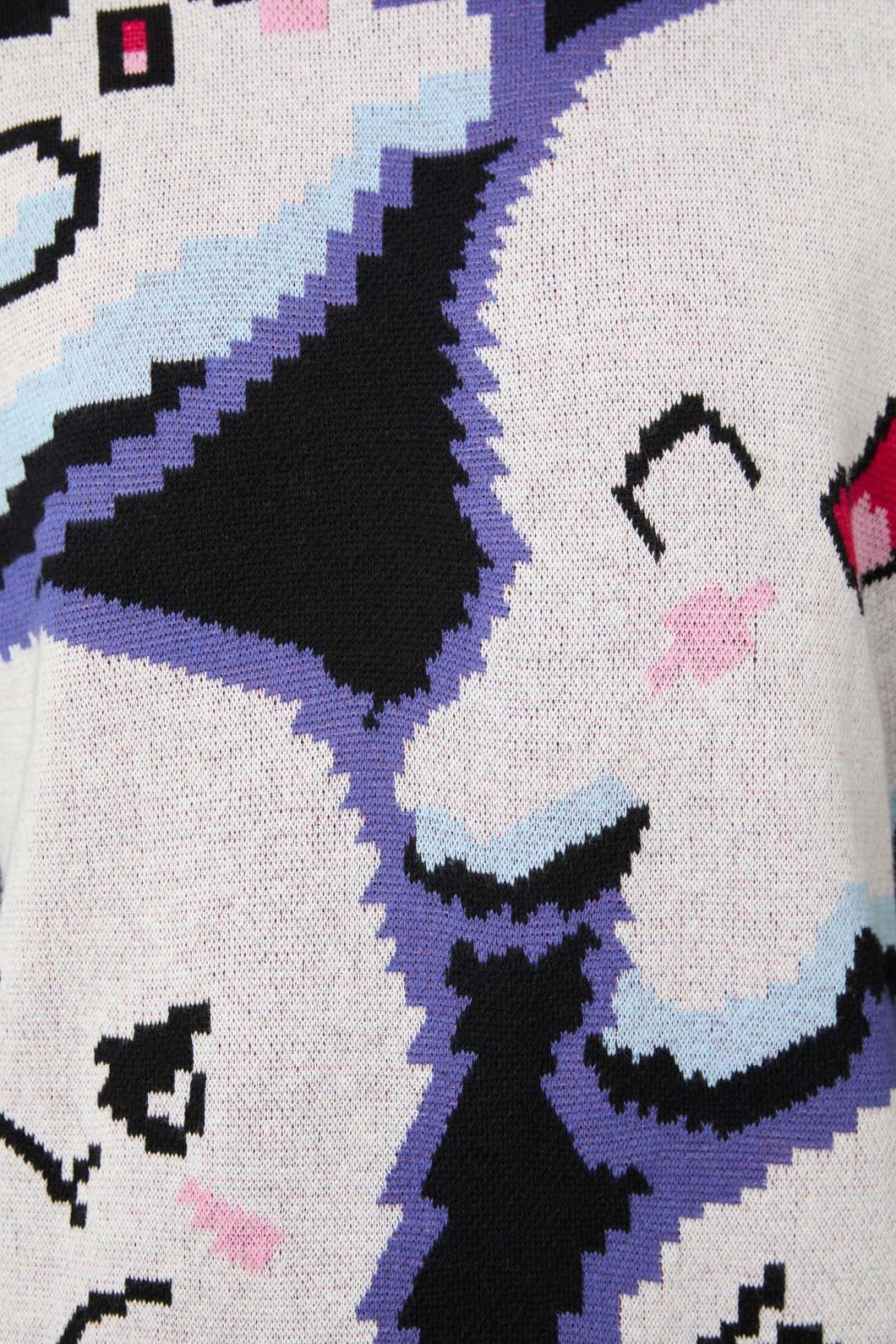 Ghost Emoji Knit