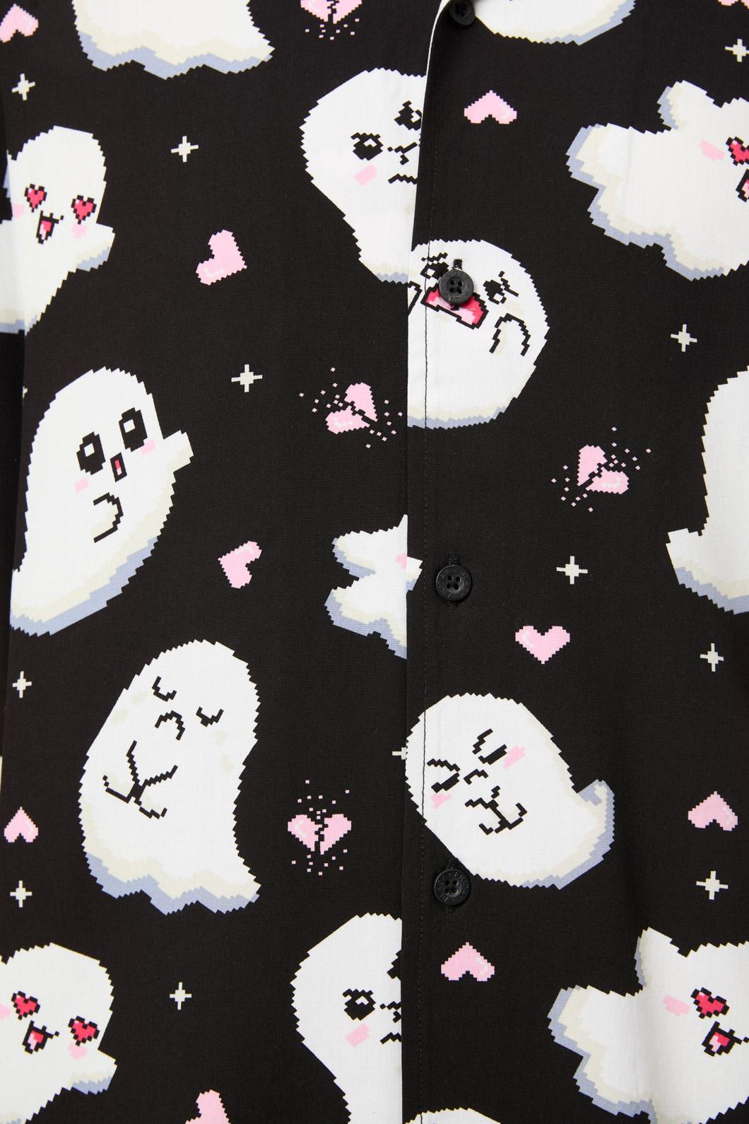 Ghostie Print SS Shirt