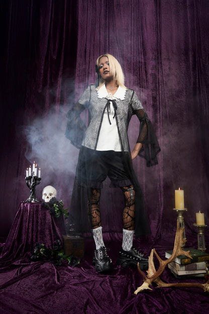 Black Friday - Web Lace Duster - black