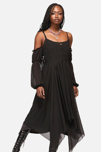 Black Friday - Lolth 2 Piece Goth Layer Dress - black