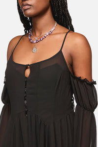 Black Friday - Lolth 2 Piece Goth Layer Dress - black