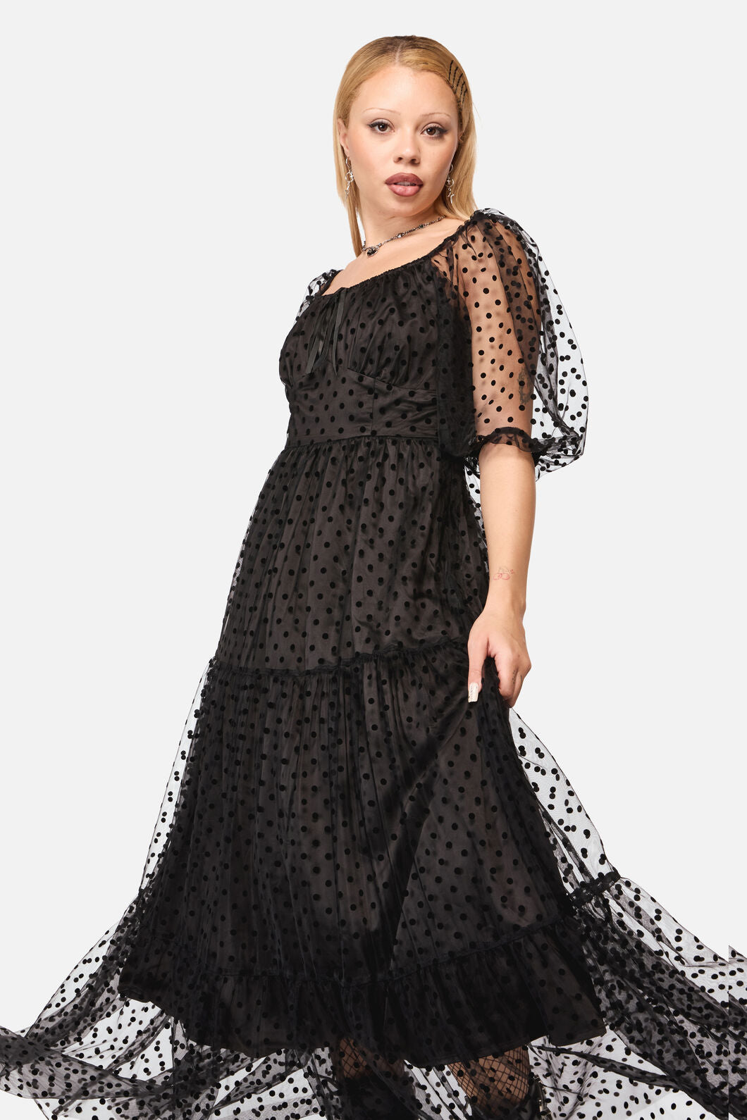 Polka Party Mesh Formal Dress Dangerfield NZ Polka Party Mesh Formal Dress Dangerfield NZ