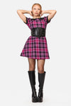 Black Friday - Trickz Pu Underbust Corset - black