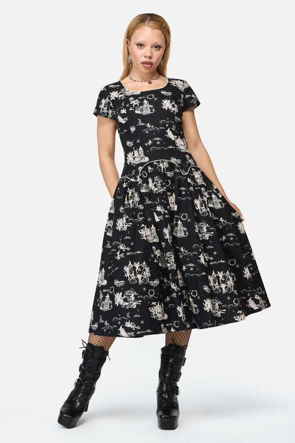 Black Friday - Prudence Midi Dress - black