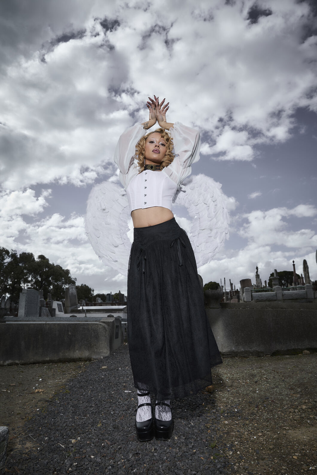 Black Friday - Fiona Lace Skirt - black