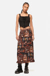 Black Friday - Covenstead Goth Midi Skirt - multi