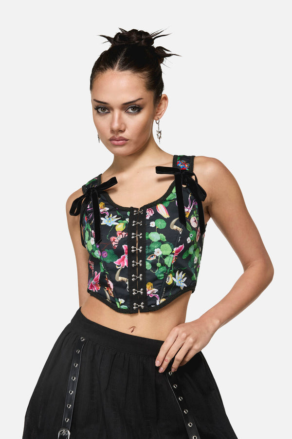 Dangerfield NZ - See No Evil Print Corset - multi