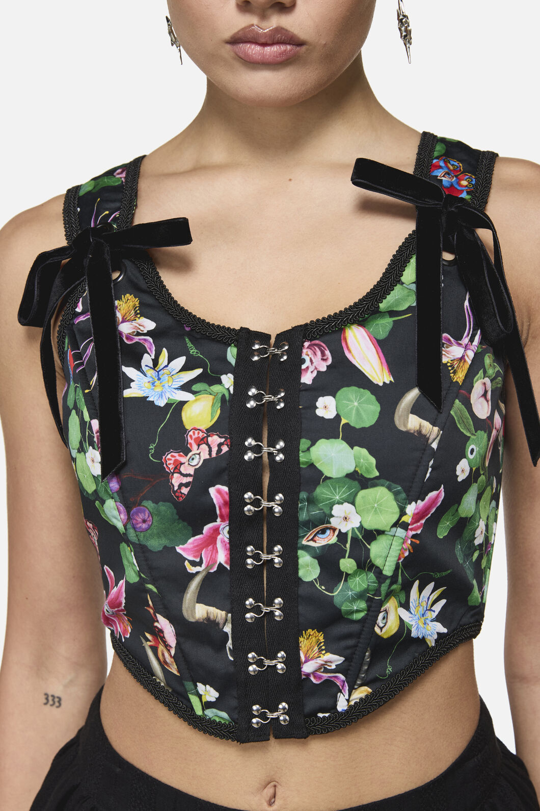 Dangerfield NZ - See No Evil Print Corset - multi