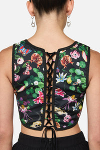 Dangerfield NZ - See No Evil Print Corset - multi