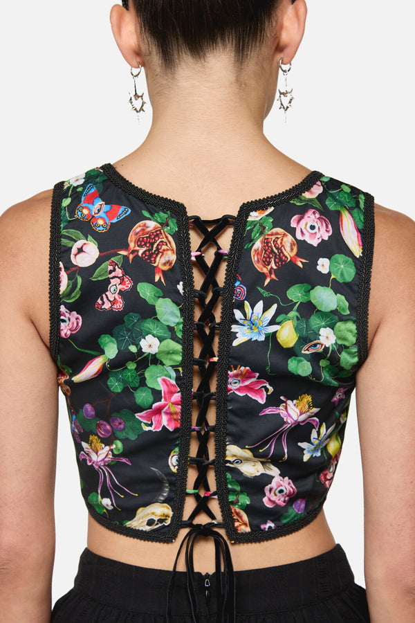 Dangerfield NZ - See No Evil Print Corset - multi