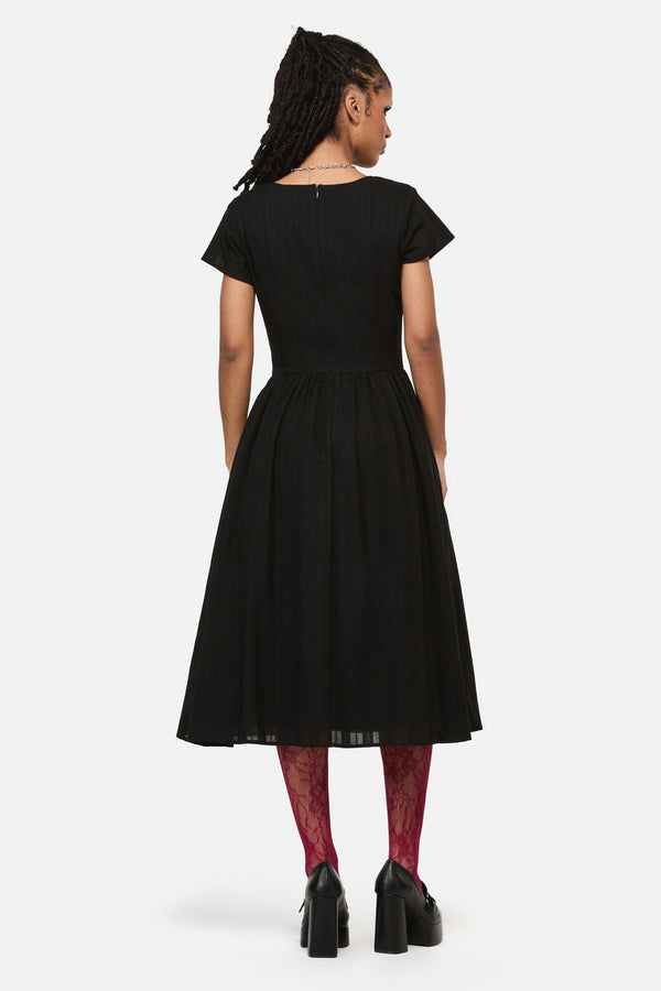 Witches Drop Waist Midi Dress Dangerfield NZ Witches Drop Waist Midi Dress Dangerfield NZ