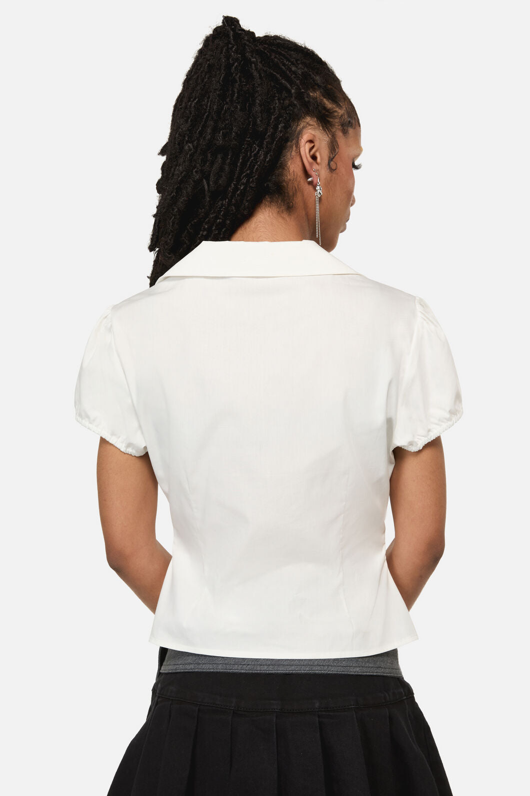 Black Friday - Thunder Cyber Tech Blouse - white