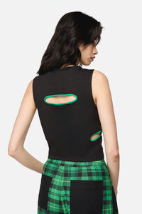 Black Friday - Wired Cut Out Tank - black