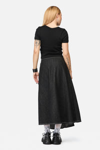 Black Friday - Rodent Grunge Maxi Skirt - black