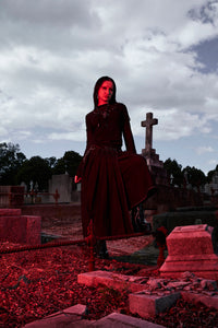 Black Friday - Rodent Grunge Maxi Skirt - black