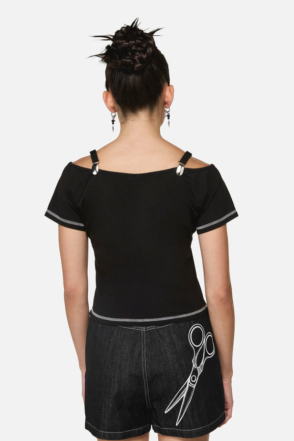 Black Friday - Tools Goth Raglan Tee - black