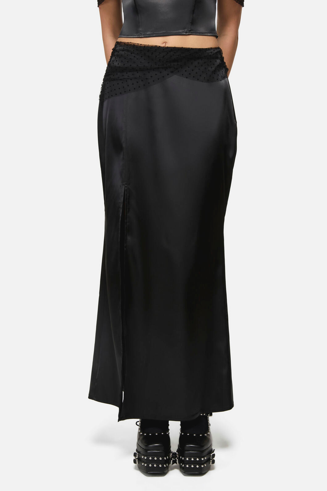 Black Friday - Esmeralda Formal GothMidiSkirt - black