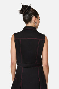 Black Friday - Curse Grunge Vest - black