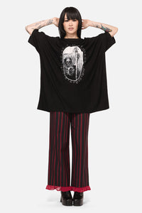 Black Friday - Disturbing Oversized Goth Tee - black