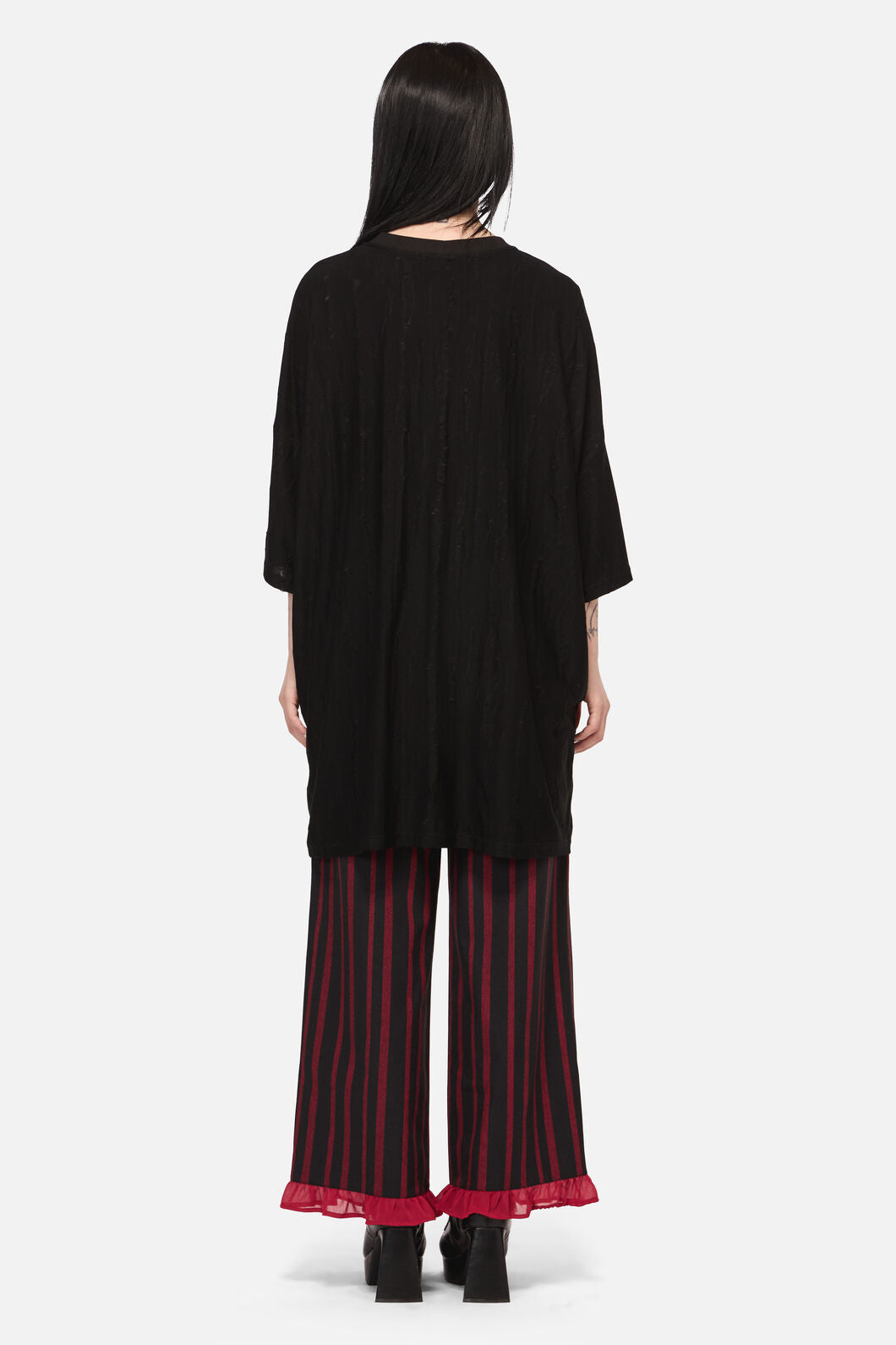 Black Friday - Disturbing Oversized Goth Tee - black