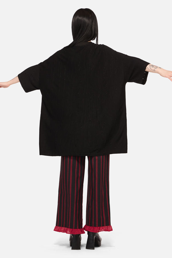 Black Friday - Disturbing Oversized Goth Tee - black