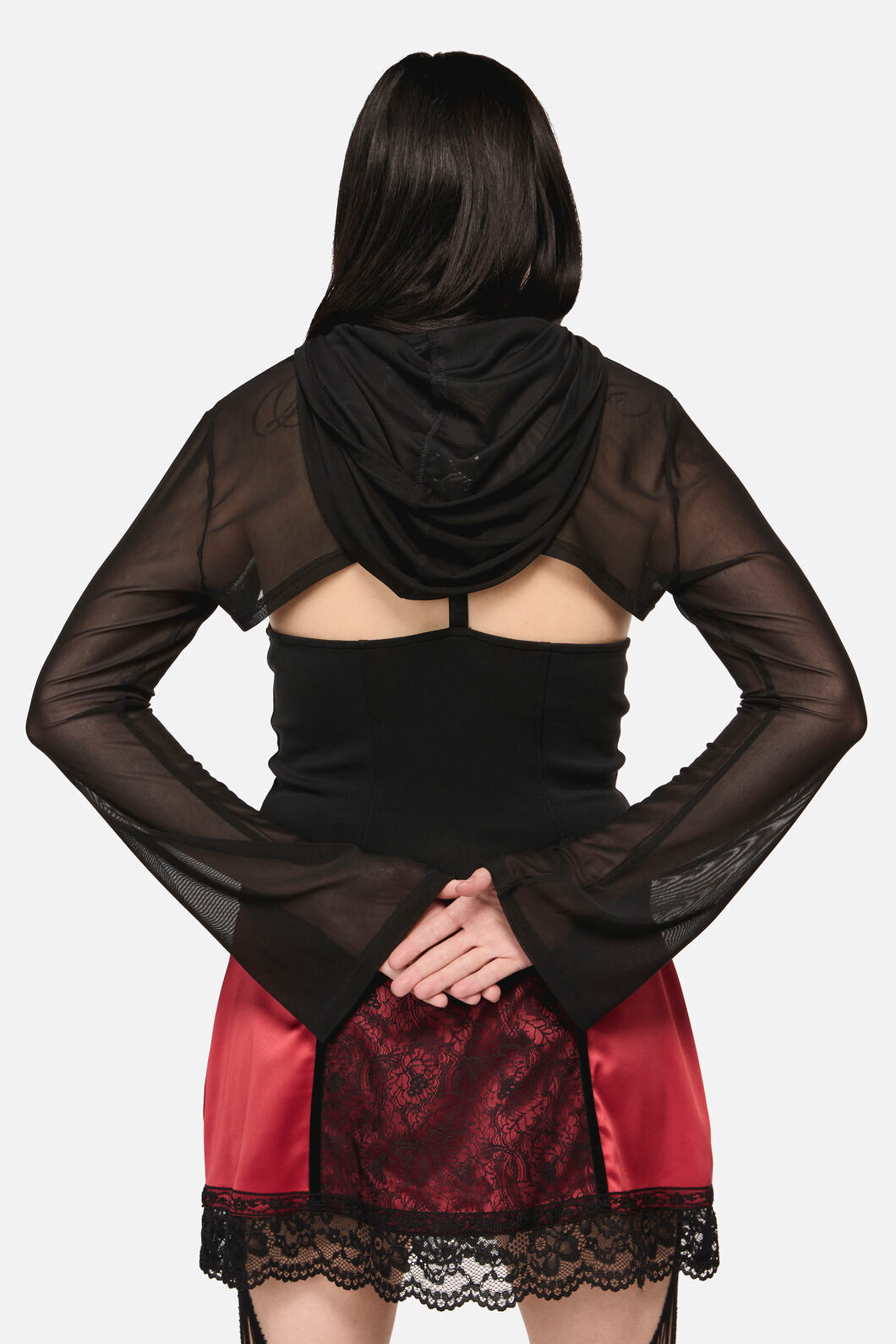 Black Friday - Inferno Goth Hooded Sleeve - black