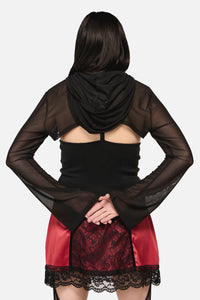 Black Friday - Inferno Goth Hooded Sleeve - black