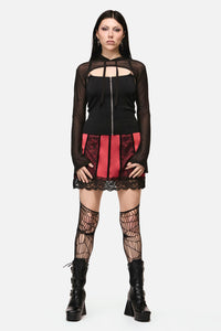 Black Friday - Inferno Goth Hooded Sleeve - black