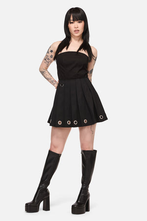 Black Friday - Inferno Goth Mini Skirt - black