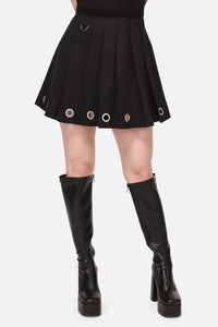 Black Friday - Inferno Goth Mini Skirt - black