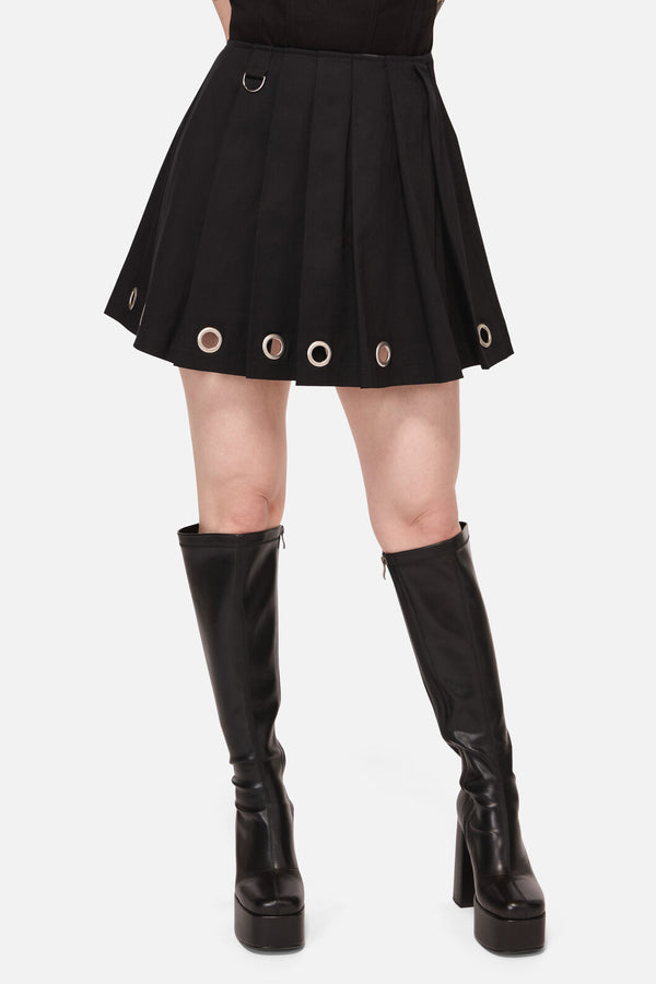 Black Friday - Inferno Goth Mini Skirt - black