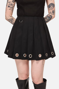 Black Friday - Inferno Goth Mini Skirt - black