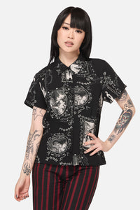 Black Friday - Holy Thursday Repeat Blouse - black