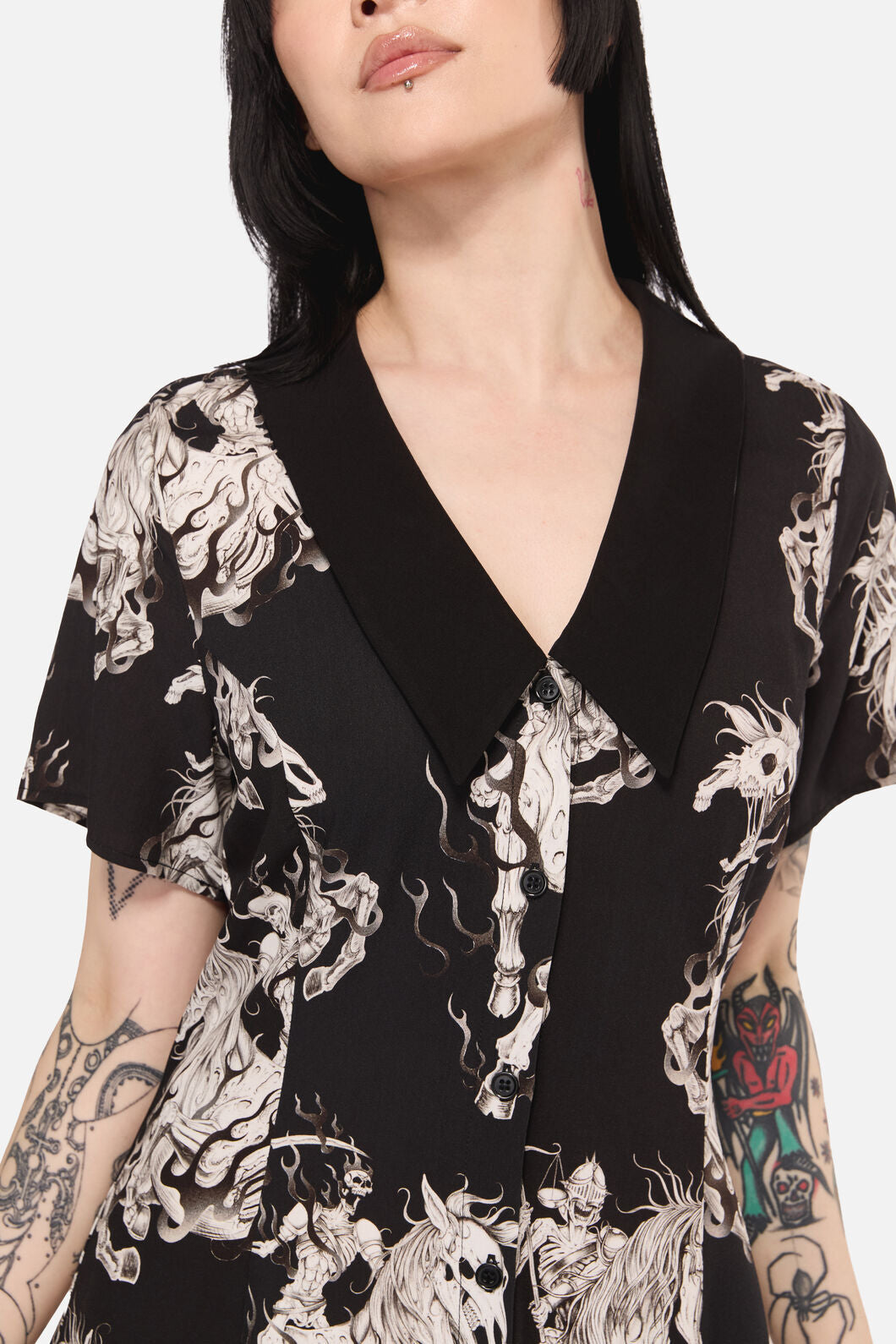 Black Friday - Apocalypse Goth Mini Dress - black